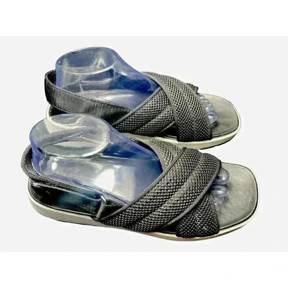 UGG Nell Women's Sandal Platform Comfort Black/White Sz 10 11117277 - Picture 9 of 11